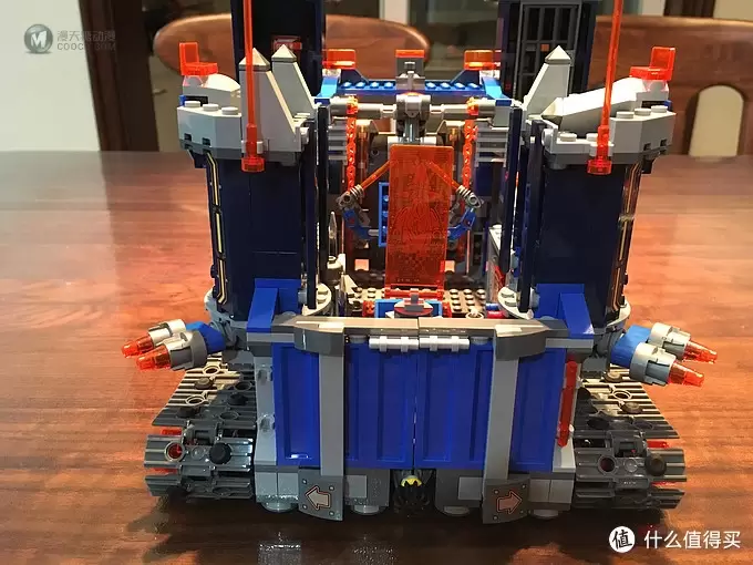 科技与中古系列的完美结合-LEGO 乐高 Nexo Knights系列 篇一：70317 The Fortrex 移动堡垒