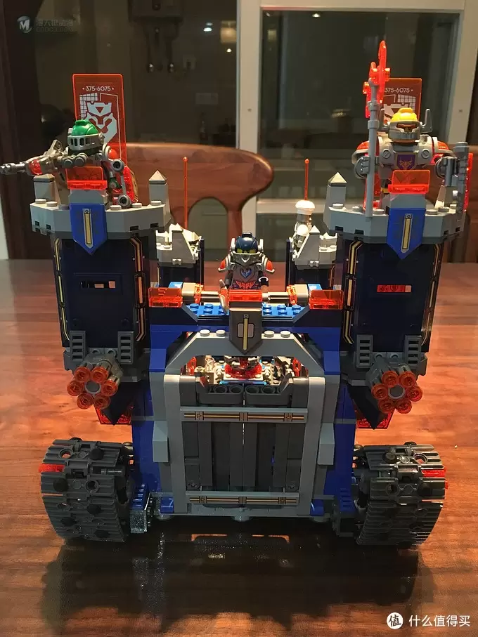 科技与中古系列的完美结合-LEGO 乐高 Nexo Knights系列 篇一：70317 The Fortrex 移动堡垒