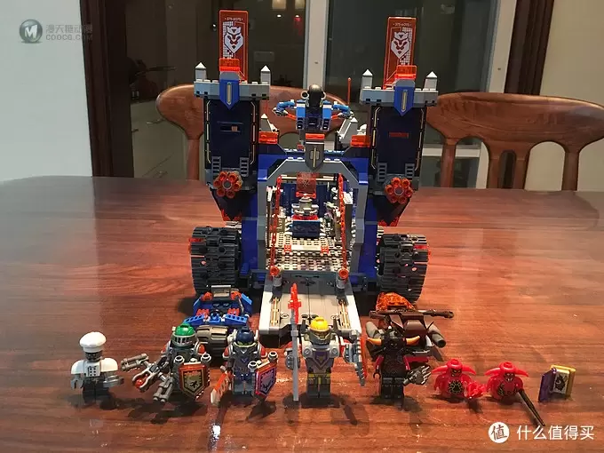 科技与中古系列的完美结合-LEGO 乐高 Nexo Knights系列 篇一：70317 The Fortrex 移动堡垒