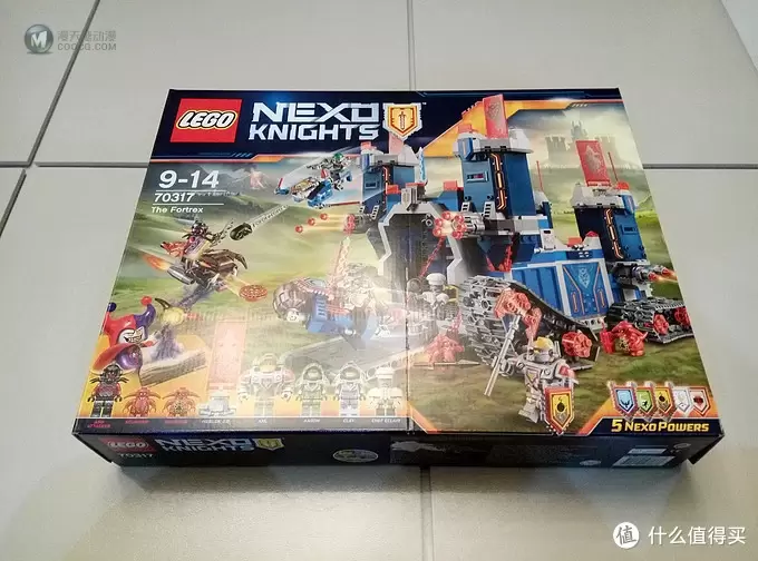 科技与中古系列的完美结合-LEGO 乐高 Nexo Knights系列 篇一：70317 The Fortrex 移动堡垒