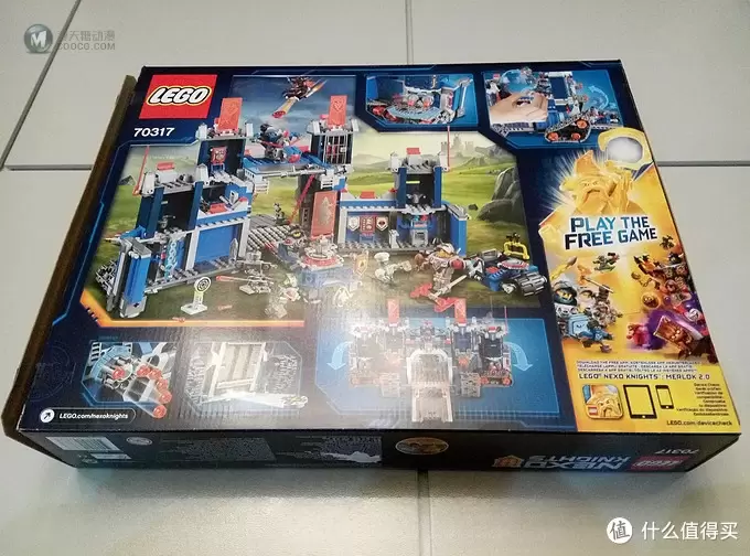 科技与中古系列的完美结合-LEGO 乐高 Nexo Knights系列 篇一：70317 The Fortrex 移动堡垒