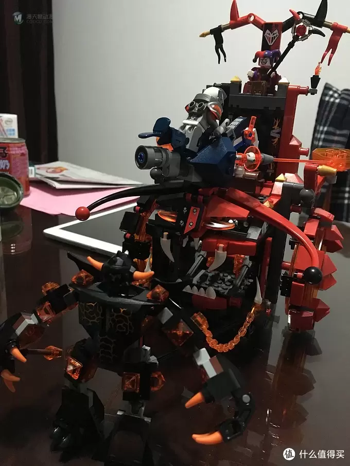 科技与中古系列的完美结合-LEGO 乐高 Nexo Knights 系列 篇二：70316 Jestro's Evil Mobile 小丑的邪恶战车