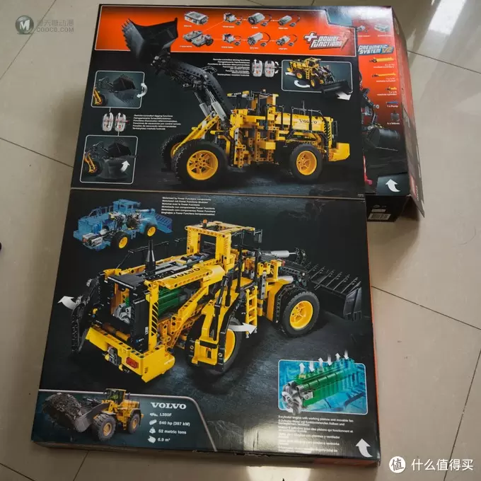 一个大龄少年的乐高之旅 篇五：LEGO 乐高 42030 机械组  Technic Volvo L350F 轮式装载机 A、B模式开箱