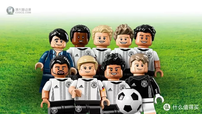 #首晒# 德迷珍藏，冠军归来：LEGO 乐高 71014 德国队抽抽乐