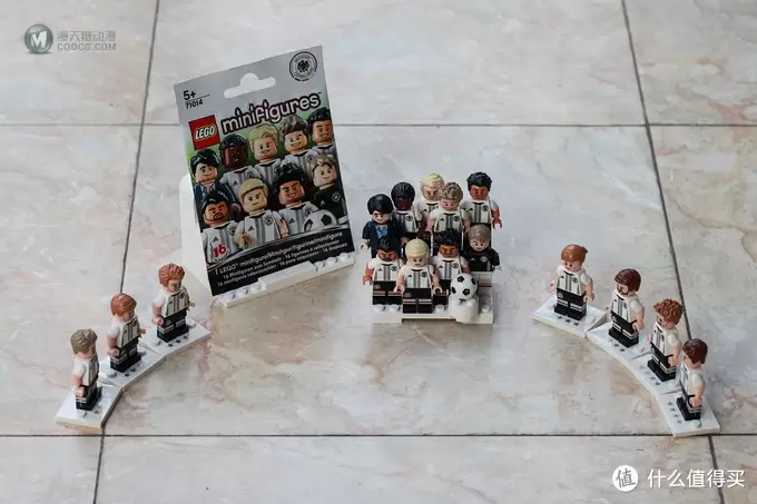 #首晒# 德迷珍藏，冠军归来：LEGO 乐高 71014 德国队抽抽乐