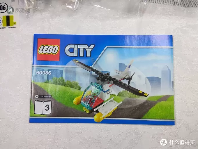 熊孩子上手记 - LEGO 乐高 CITY 城市系列 入门套装 60086 开箱