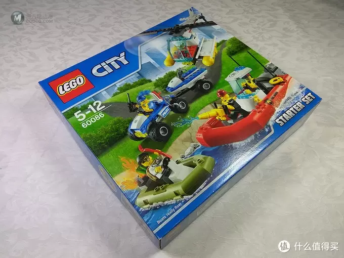 熊孩子上手记 - LEGO 乐高 CITY 城市系列 入门套装 60086 开箱