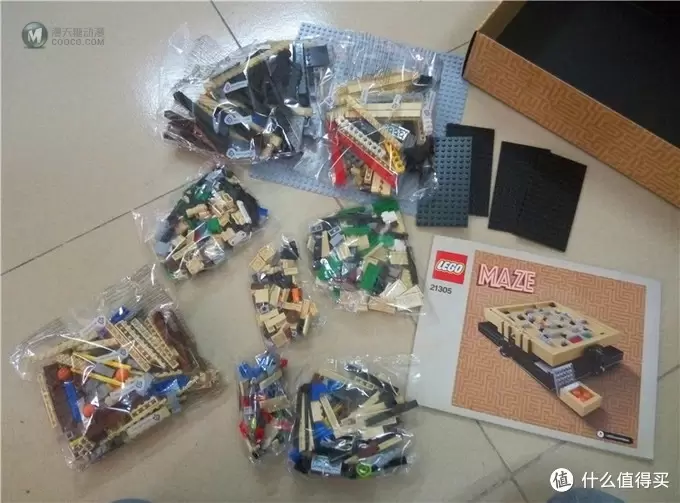 LEGO 乐高 IDEAS系列 21305迷宫 开箱