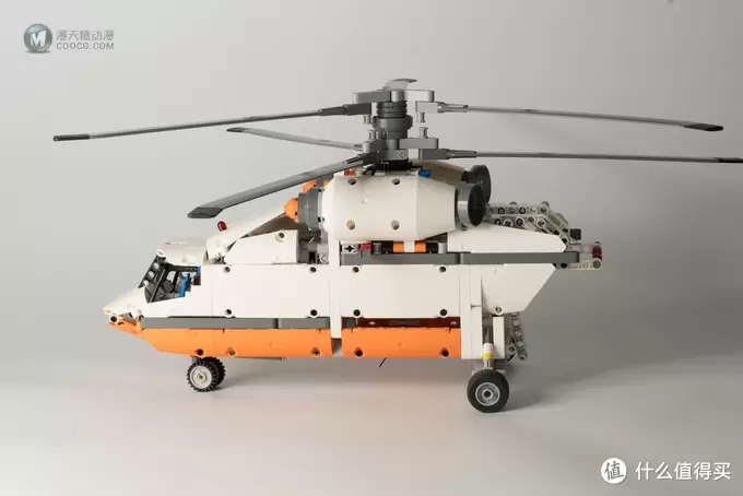 LEGO 乐高 42052 双旋翼运输直升机 拼装兼浅谈乐高科技齿轮的秘密