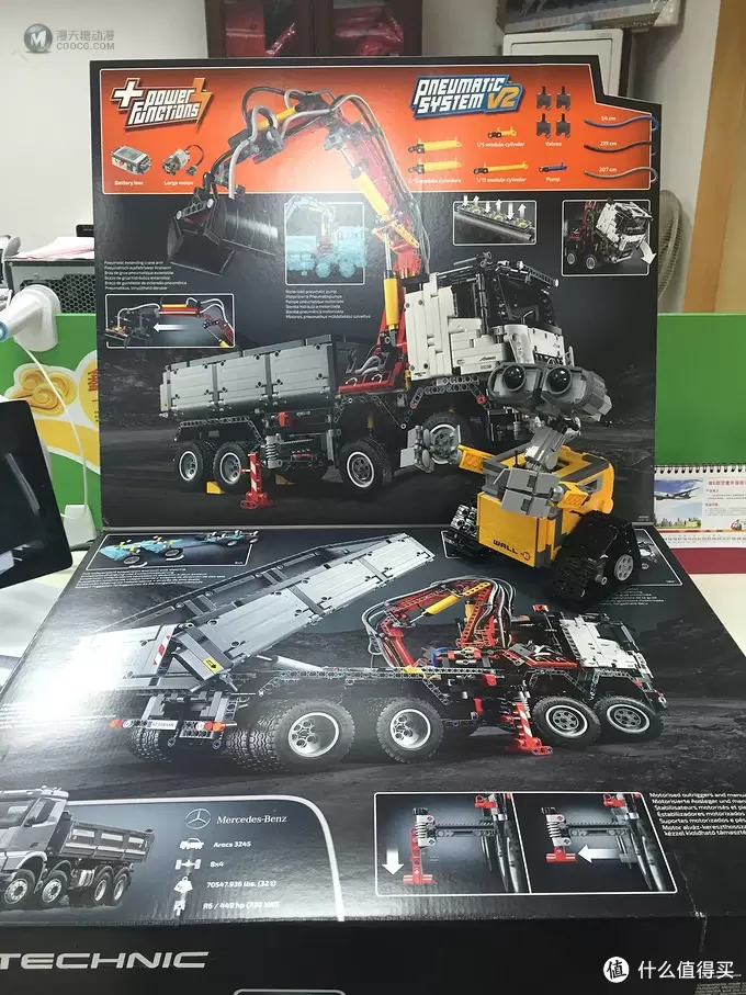 新手入坑 德亚直邮 LEGO 乐高 2015旗舰 42043 奔驰卡车 开箱晒照（多图）