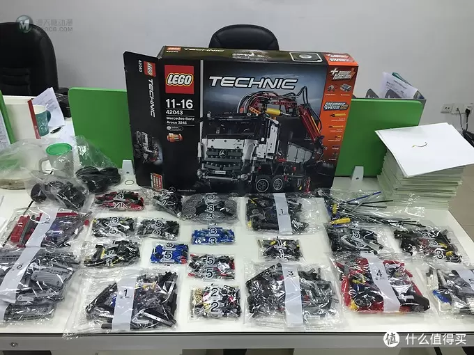 新手入坑 德亚直邮 LEGO 乐高 2015旗舰 42043 奔驰卡车 开箱晒照（多图）