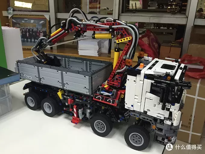 新手入坑 德亚直邮 LEGO 乐高 2015旗舰 42043 奔驰卡车 开箱晒照（多图）