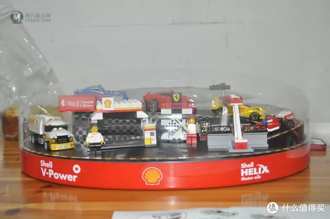 单反毁一生，LEGO穷三代 篇五十七：#本站首晒# LEGO 2015 Shell Ferrari set 壳牌法拉利展示盒及40190-40196法拉利小车套装