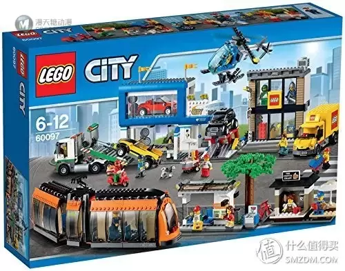 ＃本站首晒＃“大朋友”的玩具：LEGO 乐高 CITY城市系列 60097 城市广场