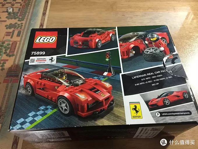 100元圆你跑车梦：LEGO 乐高 75899 法拉利跑车