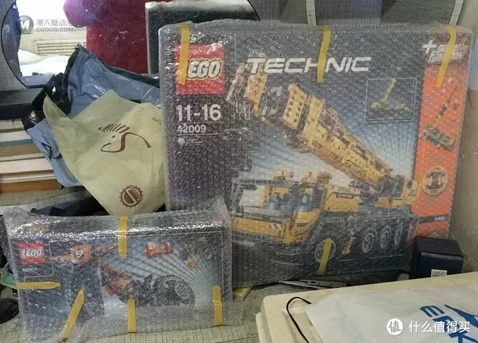 乐高科技系列 篇二：入坑第二弹：酷黄移动起重机 — lego technic 42009