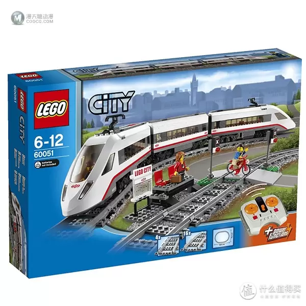 #本站首晒# My dream train~Lego 乐高 高速客运列车 L60051 （内附行驶视频）