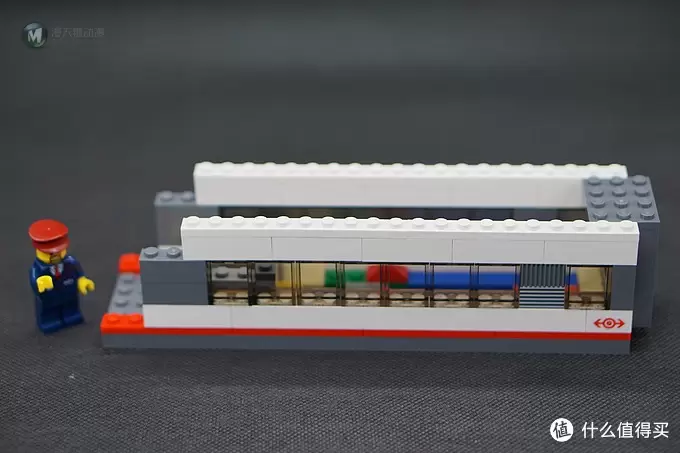 #本站首晒# My dream train~Lego 乐高 高速客运列车 L60051 （内附行驶视频）