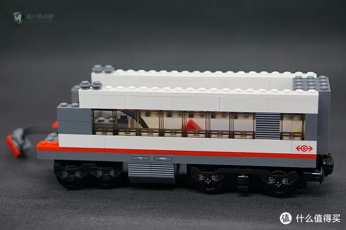 #本站首晒# My dream train~Lego 乐高 高速客运列车 L60051 （内附行驶视频）