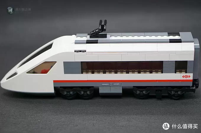 #本站首晒# My dream train~Lego 乐高 高速客运列车 L60051 （内附行驶视频）