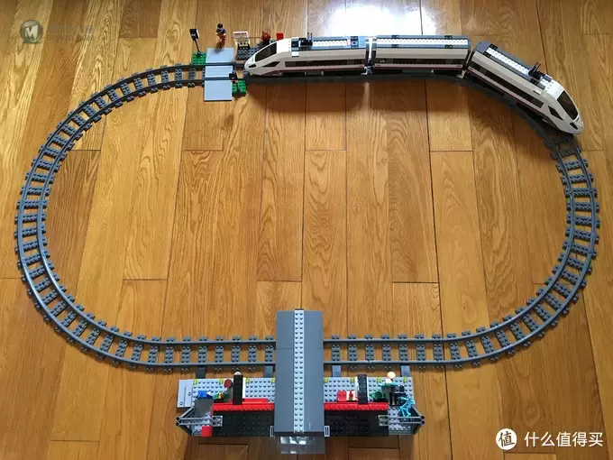 #本站首晒# My dream train~Lego 乐高 高速客运列车 L60051 （内附行驶视频）