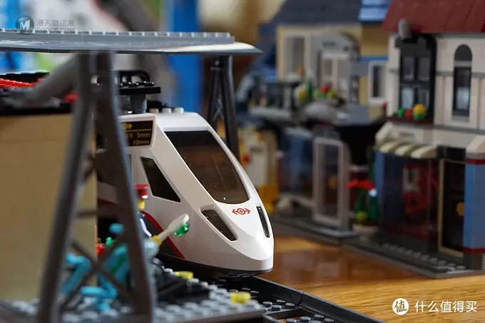 #本站首晒# My dream train~Lego 乐高 高速客运列车 L60051 （内附行驶视频）