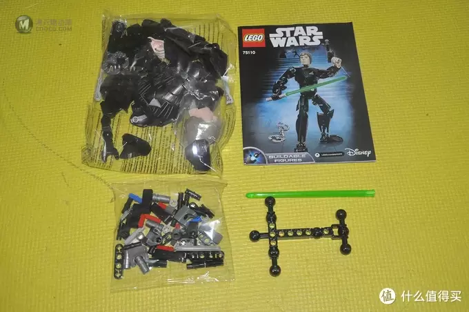 单反毁一生，LEGO穷三代 篇五十一：LEGO 乐高 星球大战 75110 Luke Skywalker 卢克天行者