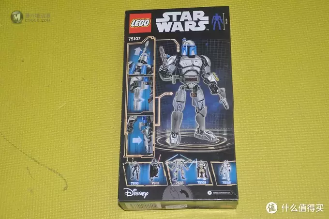 单反毁一生，LEGO穷三代 篇五十二：LEGO 乐高 星球大战 75107 Jango Fett 詹戈·费特