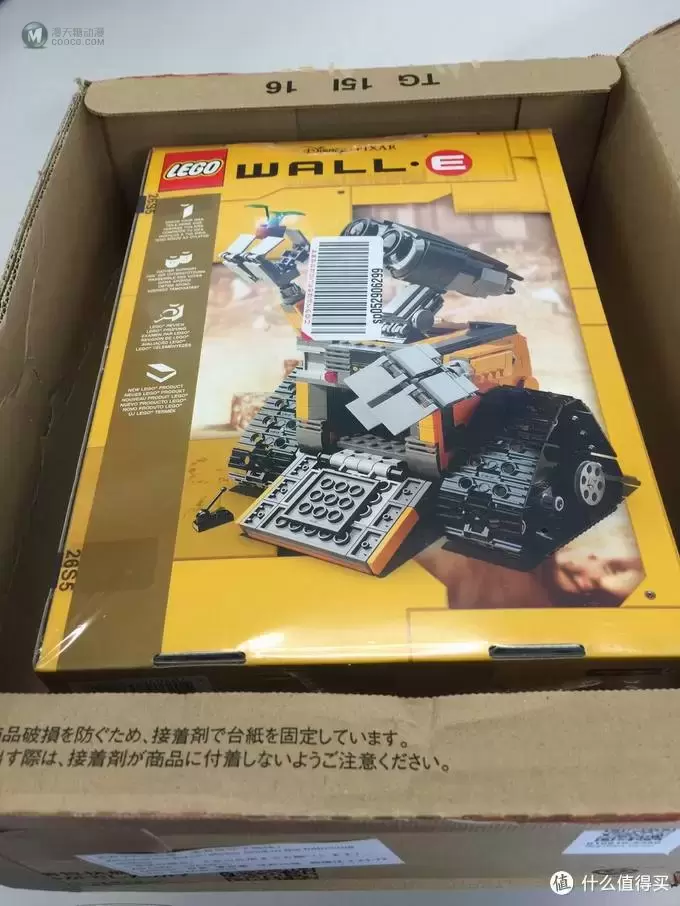 LEGO 乐高 21303 IDEAS系列 机器人瓦力 开箱晒物