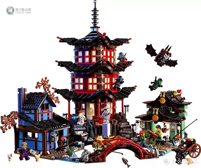 富含东方元素：LEGO 乐高推出限量版大套装 70751 Temple of Airjitzu 空术神庙