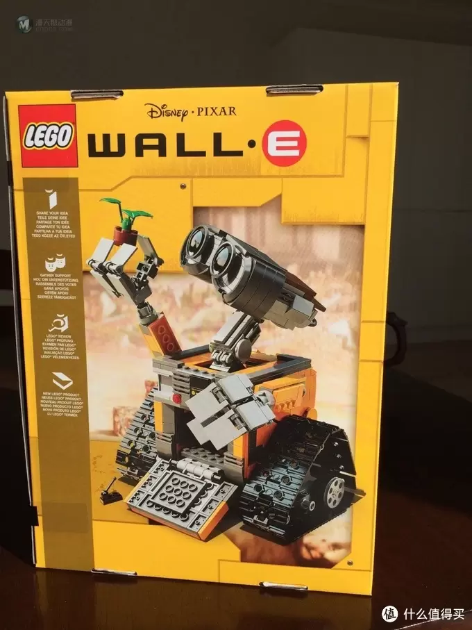 我才是大眼萌！LEGO 乐高 IDEAS系列 21303 WALL E 瓦力 开箱拼装