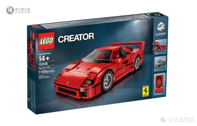 白菜价的正版法拉利：LEGO 乐高 10248 Ferrari 法拉利 F40 正式开卖