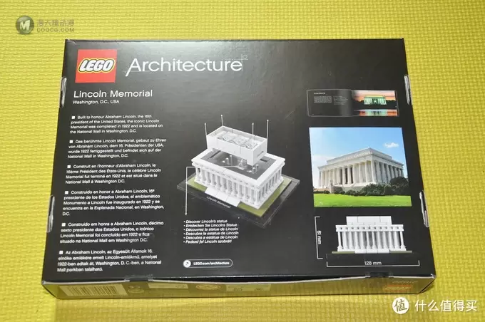 单反毁一生，LEGO穷三代 篇三十八：LEGO 乐高 21022 建筑系列 Lincoln Memorial 林肯纪念堂