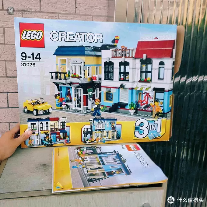 我的第一盒乐高：LEGO 乐高 Creator 创意百变系列 单车店与咖啡厅 31026