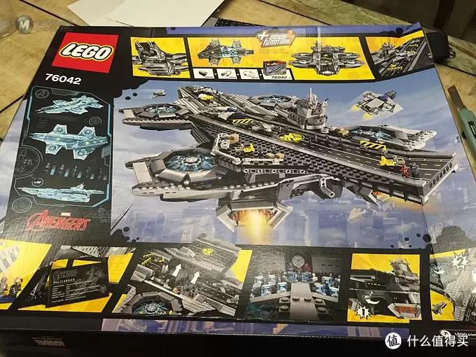 镇宅、传家两相宜：LEGO 乐高 SHIELD Helicarrier 76042 神盾局航母