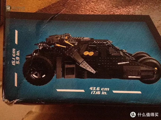 lego-四轮车系列 篇二：LEGO 乐高 超级英雄系列 The Tumbler 蝙蝠侠 蝙蝠战车 76023