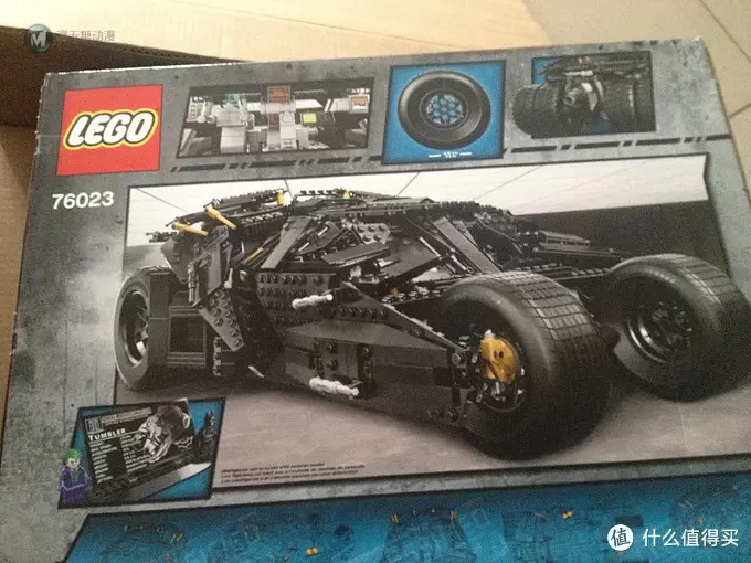 lego-四轮车系列 篇二：LEGO 乐高 超级英雄系列 The Tumbler 蝙蝠侠 蝙蝠战车 76023