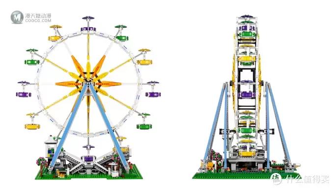 可加装电动、有好多人仔的大套件：乐高 10247 Ferris Wheel 摩天轮 本月开卖