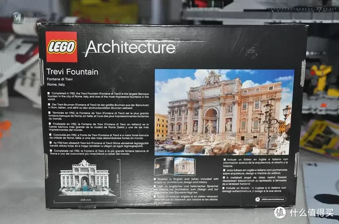 单反毁一生，LEGO穷三代 篇三十四：LEGO 21020 建筑系列Trevi Fountain罗马许愿池