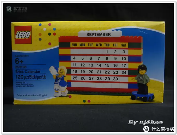 月月都新鲜：LEGO 乐高 Brick Calendar 女孩系列 自组日历 850581