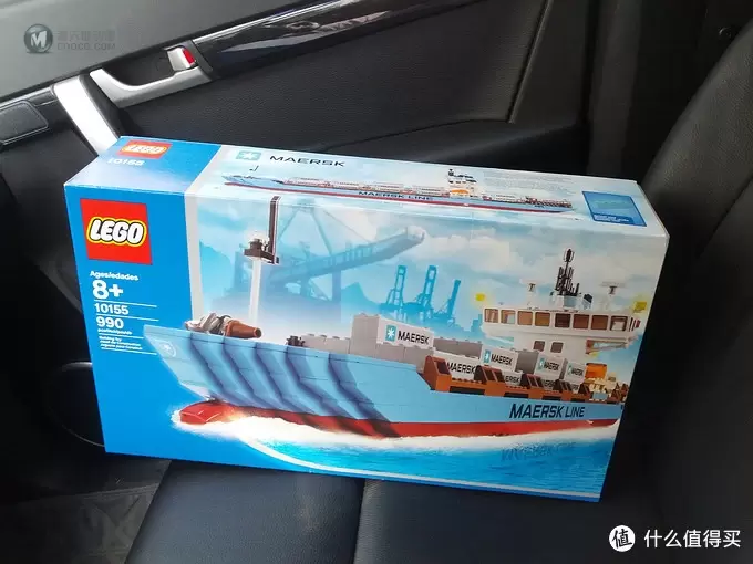 乐高中毒首弹：LEGO MAERSK 马士基集装箱船 10155