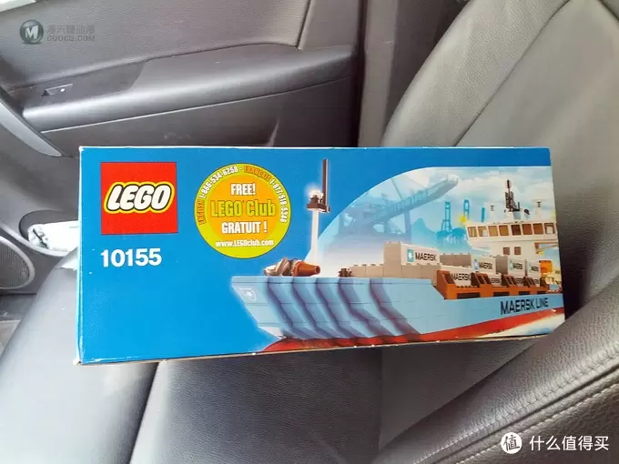 乐高中毒首弹：LEGO MAERSK 马士基集装箱船 10155