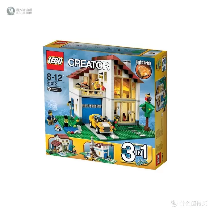 给我一个温暖的家：LEGO 乐高 创意百变组 温馨家庭 31012