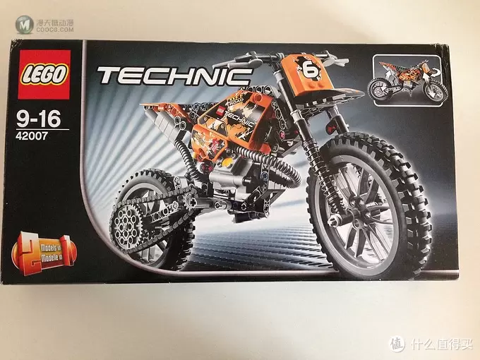 6.2银联节入手的 LEGO 乐高 机械组 越野摩托车 42007