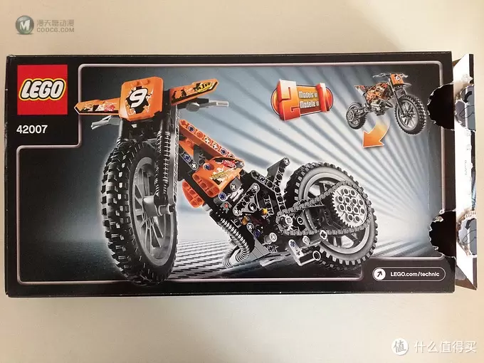 6.2银联节入手的 LEGO 乐高 机械组 越野摩托车 42007