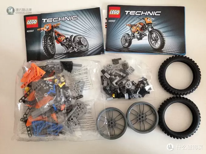 6.2银联节入手的 LEGO 乐高 机械组 越野摩托车 42007