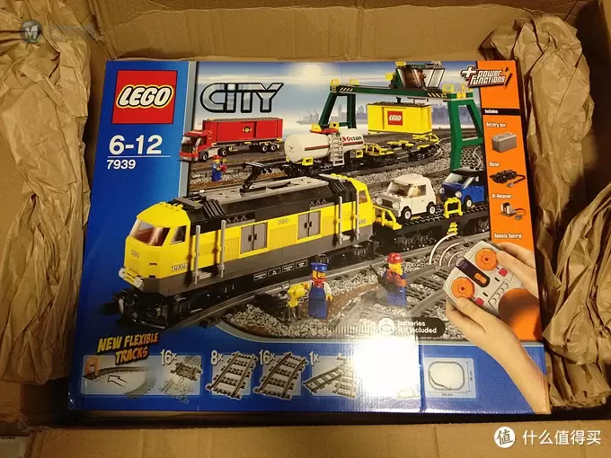 圆了儿时的火车梦：LEGO 乐高 7939 遥控货运火车