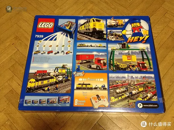 圆了儿时的火车梦：LEGO 乐高 7939 遥控货运火车