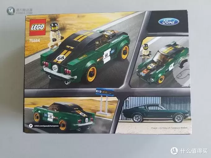 LEGO 乐高 SPEED系列 75884 1968款福特野马