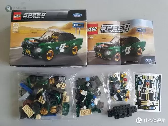 LEGO 乐高 SPEED系列 75884 1968款福特野马